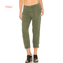 Army Green High Quality Demin Pants